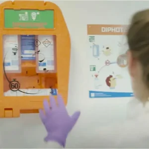 componentes de una estación de emergencia química