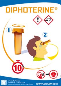 Instrucciones de uso lavaojos Diphoterine LIS