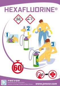 Instrucciones de uso ducha Hexafluorine DAP